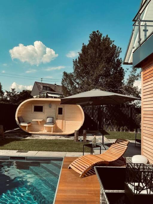 Villa Dreamy Vibes Mit Privatem Pool & Rheinblick نيدِركاسل المظهر الخارجي الصورة